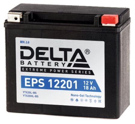 EPS 12201 Delta Аккумуляторная батарея YTX20L-BS 12V 18Ah