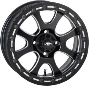 Колесный диск 14х7 4/156 4+3 Tsunami BL BLK w. milled 14TSB113BX 1422079727B