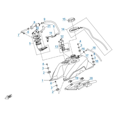 Запчасти для CFMOTO X5 H.O. EFI&EPS