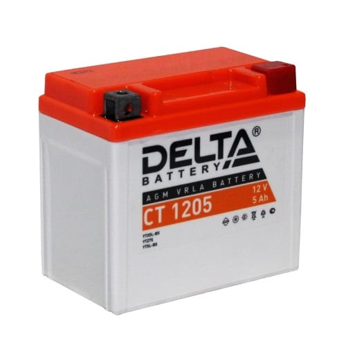 Аккумуляторная батарея Delta CT 1205 YTX5L-BS, YTZ7S