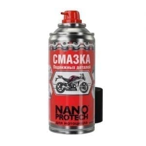 NANOPROTECH Смазка для подвижных деталей мотоцикла, 210мл