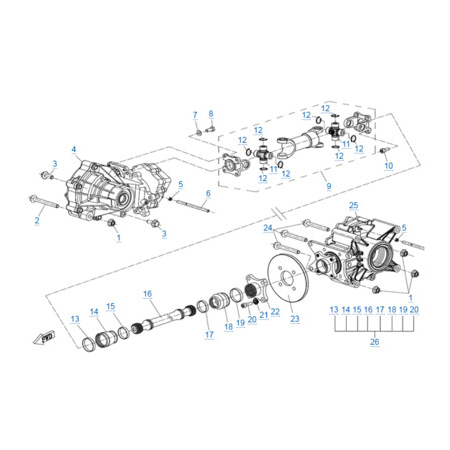 Запчасти для CFORCE 500 HO