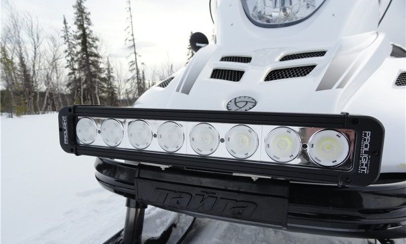 Дополнительный свет на снегоход – как выбрать светодиодную оптику