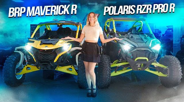 Сравнили флагманские мотовездеходы — Polaris RZR Pro R и Can-Am Maverick R Сравнили флагманские мотовездеходы — Polaris RZR Pro R и Can-Am Maverick R